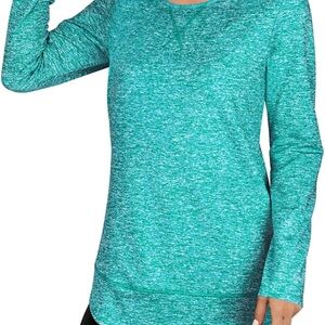 Teal Long Sleeve Women's Tunic